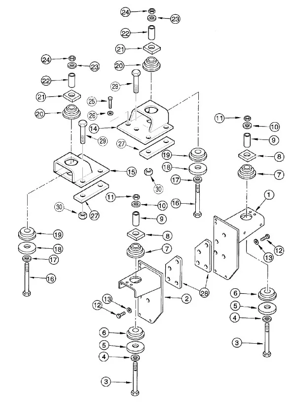 192337A1 - Подушка верх. зад. кабины T8/Mg.